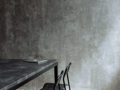 Betono efekto mikrocementas sienoms, modernus interjeras, Royal Wall