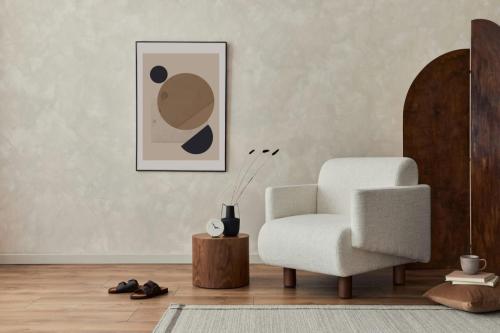 Stylish,Composition,Of,Modern,Cozy,Living,Room,Interior,With,Structure